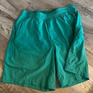 Lululemon Men’s Athletic Shorts Size S Teal | Run Train Swift Lightweight